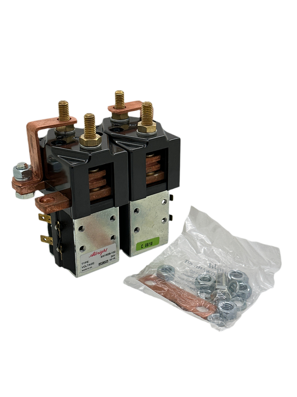 SW182B-102 Albright 150A/150A 24V DC - INT - 2 x SW181) Motor Reversing Contactor