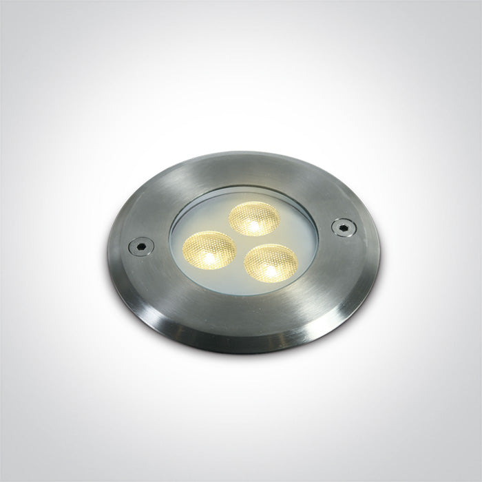 ONE Light | 69066A/W 3x1W LED WW SS316 IP68 RECESSED UNDERWATER 24V