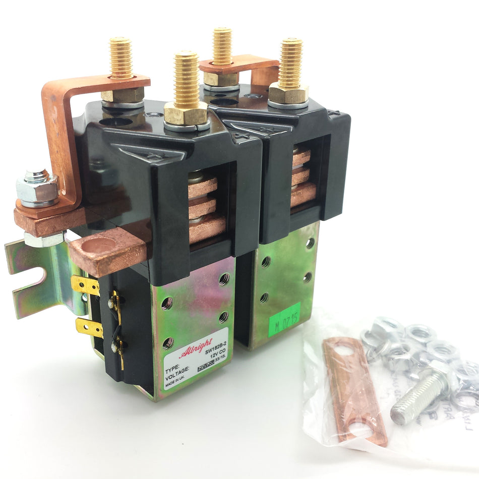 DC182B-2 Albright 150A 12V DC - CO Motor Reversing Solenoid Contactor