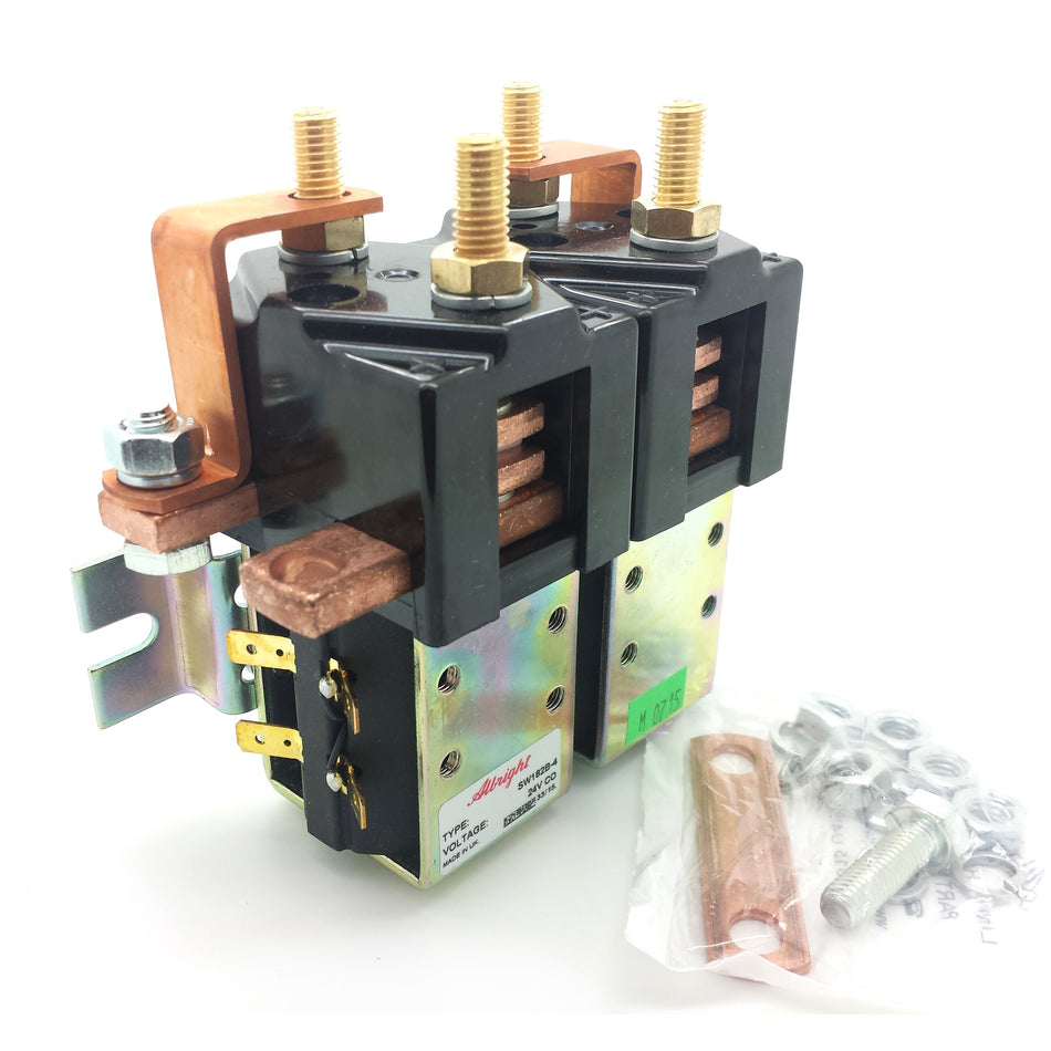 SW182B-4 Albright 150A/150A 24V DC - CO - 2 x SW181) Motor Reversing Contactor