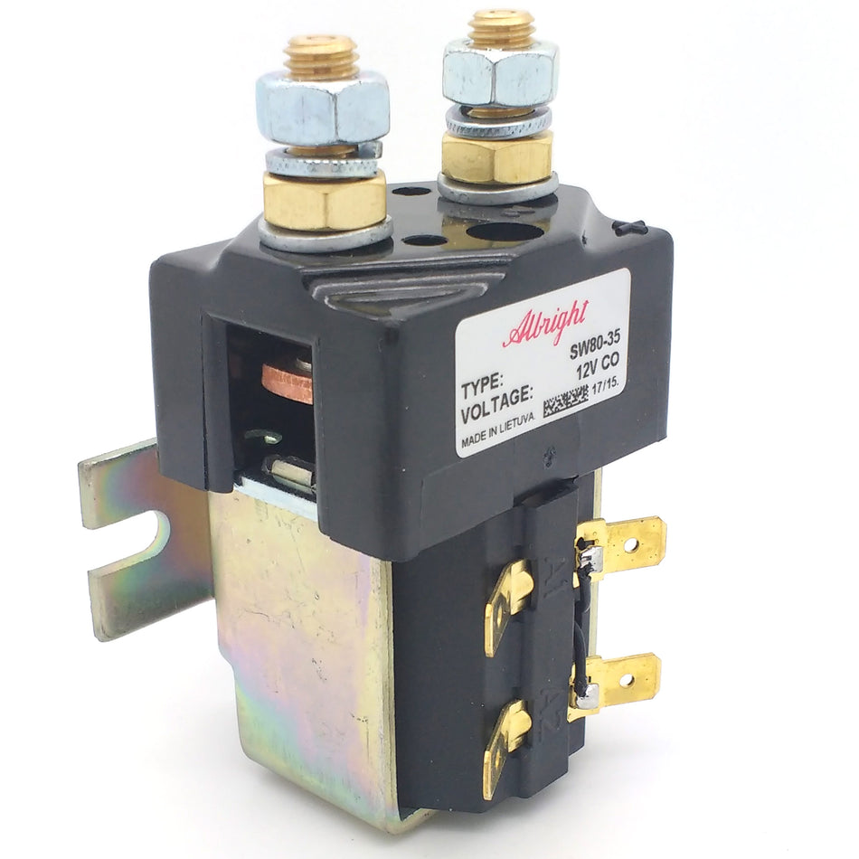 SW80-35 Albright 125A Single Acting Solenoid Contactor 12V CO